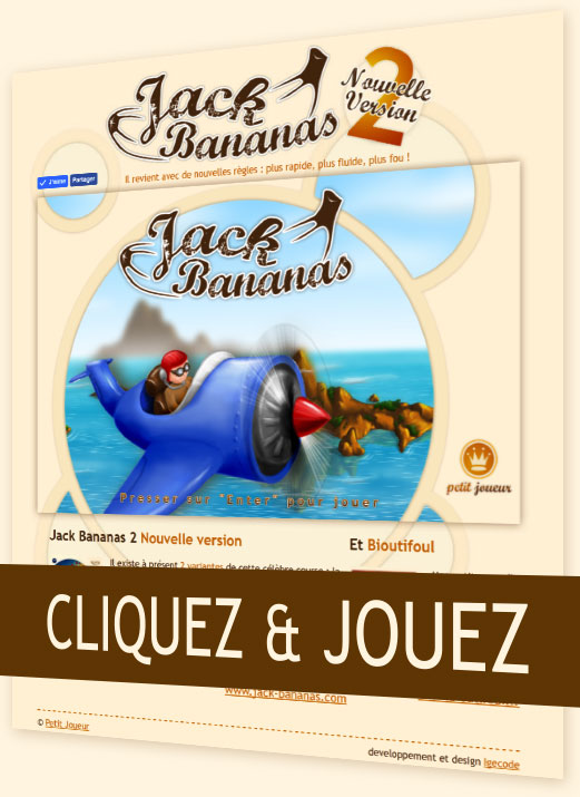 Jack Bananas le jeu vidéo